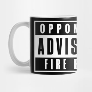 Opponent Advisory Fire Bolt | DnD Spell Mug